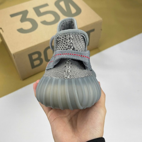 Giày Adidas Yeezy 350 V2 Beluga 2.0 Xám Chữ Đỏ Boost Nén Hạt [S] - Adidas ảnh 6 giày thể thao chất lượng
