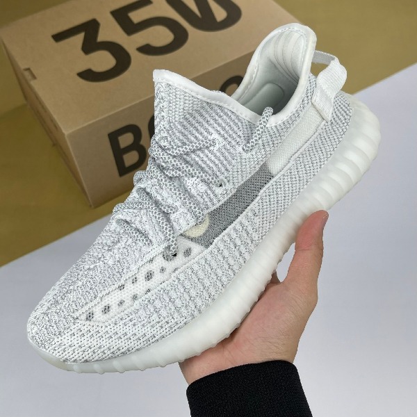 Giày Adidas Yeezy 350 V2 Static Reflective Trắng Phản Quang Boost Nén Hạt - Adidas ảnh 2 giày thể thao chất lượng