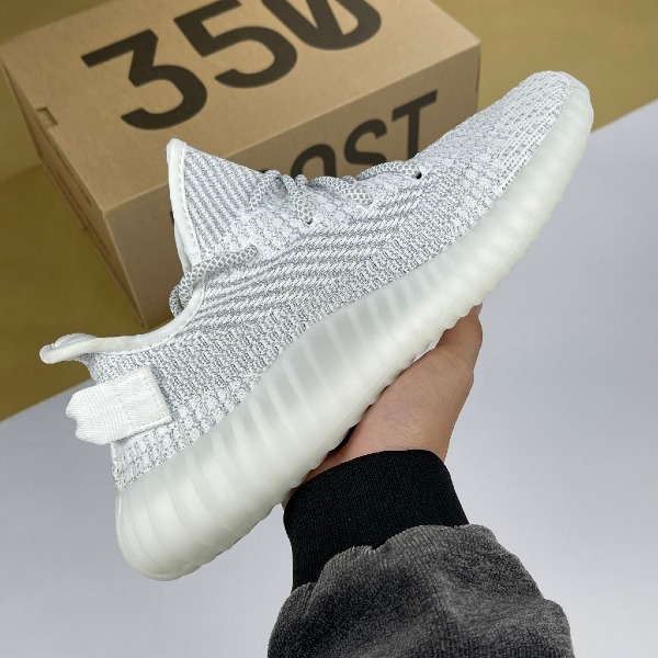 Giày Adidas Yeezy 350 V2 Static Reflective Trắng Phản Quang Boost Nén Hạt - Adidas ảnh 3 giày thể thao chất lượng