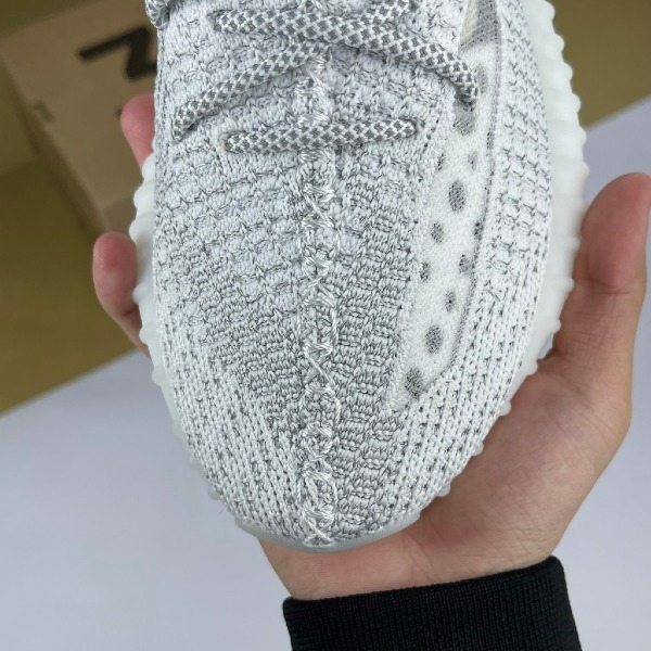 Giày Adidas Yeezy 350 V2 Static Reflective Trắng Phản Quang Boost Nén Hạt - Adidas ảnh 4 giày thể thao chất lượng