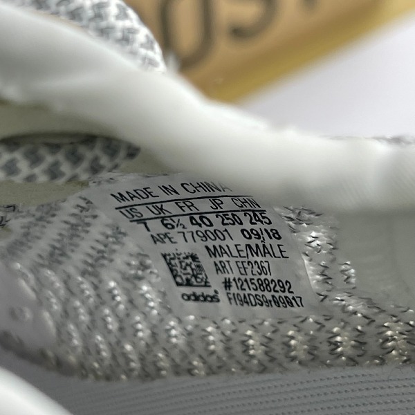 Giày Adidas Yeezy 350 V2 Static Reflective Trắng Phản Quang Boost Nén Hạt - Adidas ảnh 8 giày thể thao chất lượng