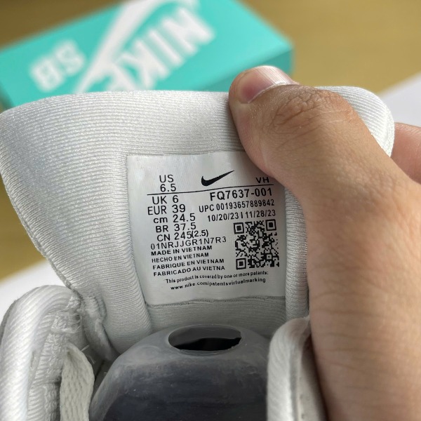 Giày Nike SB 58 Light Smoke Burgundy Đỏ Xám Da Lộn - Nike ảnh 8 giày thể thao chất lượng