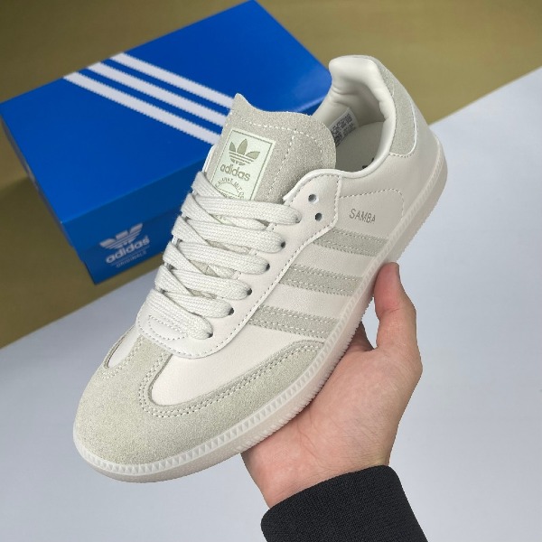 Giày Adidas Samba Pharrell Williams Humanrace Samba Full Kem Da Lộn - Adidas ảnh 2 giày thể thao chất lượng