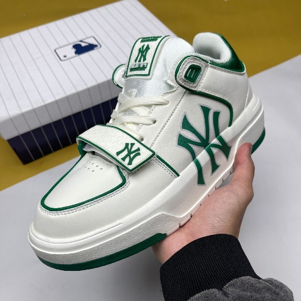 Giày MLB Chunky Liner Mid NY Green, MLB Liner Mid NY Trắng Xanh Lá [S] - MLB ảnh 2 giày thể thao chất lượng