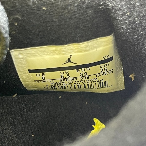 Giày Nike Air Jordan 4 Retro Thunder Yellow Black, JD4 Đen Vàng - Nike ảnh 8 giày thể thao chất lượng