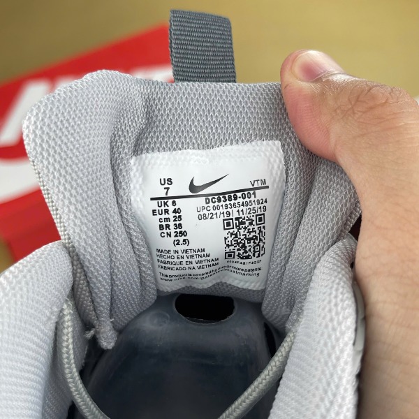 Giày Nike Air Max 90 Surplus Wolf Grey, Air Max 90 Xám viền Đỏ - Nike ảnh 8 giày thể thao chất lượng