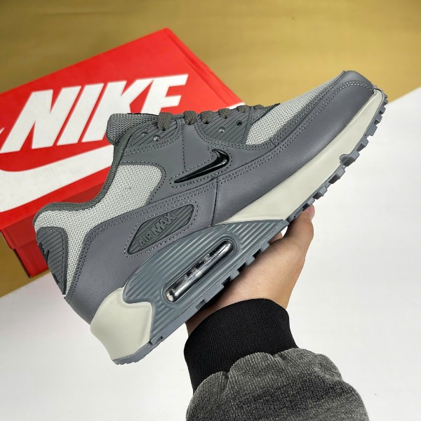 Giày Nike Air Max 90 Jewel Wolf Grey Xám [S] - Nike ảnh 3 giày thể thao chất lượng