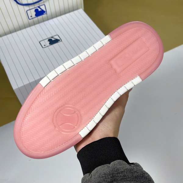 Giày MLB Chunky Liner Denim Monogram NY White Pink Trắng Hồng - MLB ảnh 7 giày thể thao chất lượng