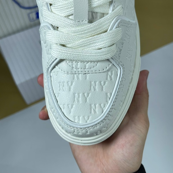 Giày MLB Chunky Liner Denim Monogram NY Embo Mono Cooperstown Trắng - MLB ảnh 4 giày thể thao chất lượng