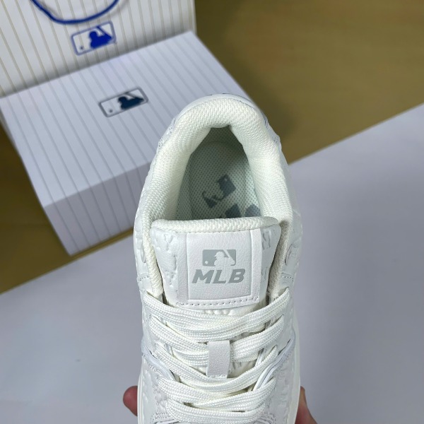 Giày MLB Chunky Liner Denim Monogram NY Embo Mono Cooperstown Trắng - MLB ảnh 5 giày thể thao chất lượng