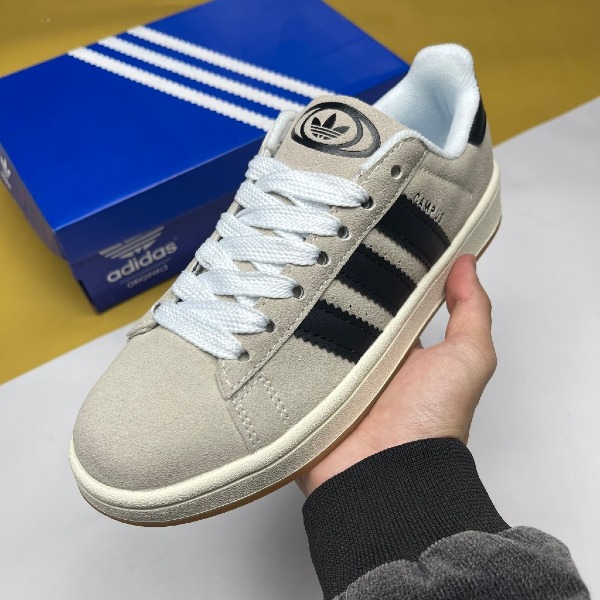 Giày Adidas Campus 00s Crystal White Campus Kem Sọc Den [S] - Adidas ảnh 2 giày thể thao chất lượng