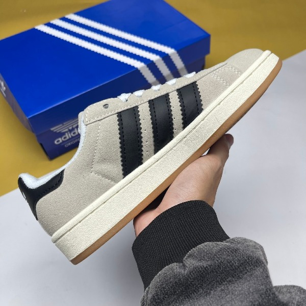Giày Adidas Campus 00s Crystal White Campus Kem Sọc Den [S] - Adidas ảnh 3 giày thể thao chất lượng