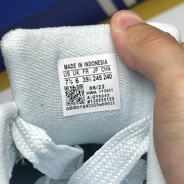 Giày Adidas Campus 00s Crystal White Campus Kem Sọc Den [S] - Adidas ảnh 8 giày thể thao chất lượng