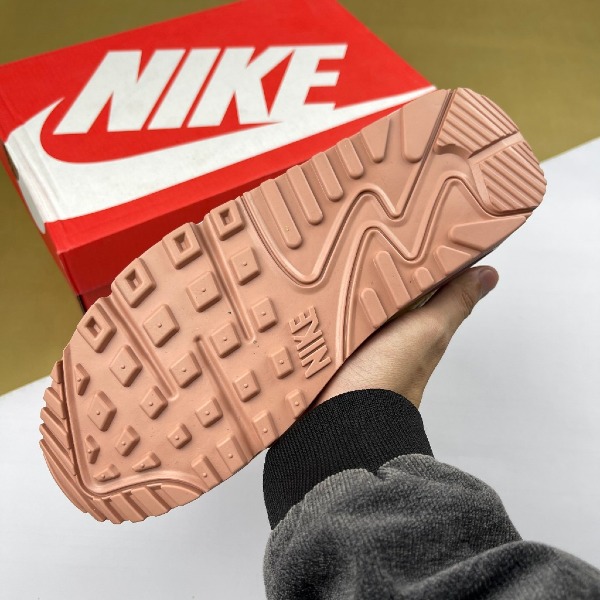 Giày Nike Air Max 90 Light Bone, Air Max 90 Xám Vàng Đế Nâu [S] - Nike ảnh 7 giày thể thao chất lượng