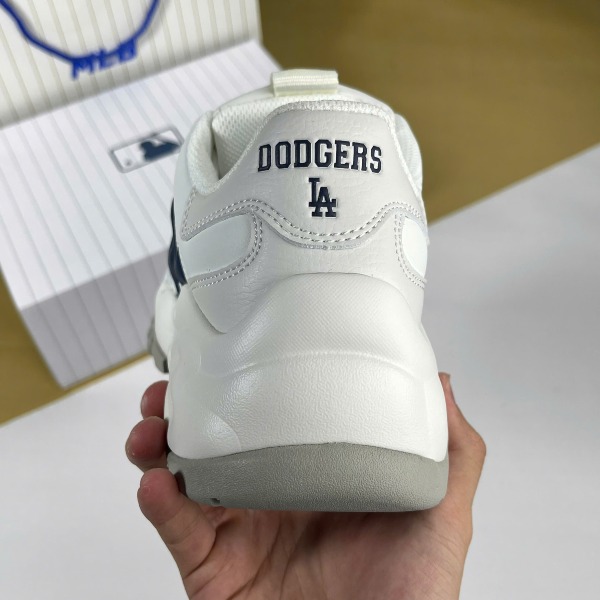 Giày MLB Big Ball White Navy Trắng LA Xanh Than - MLB ảnh 6 giày thể thao chất lượng