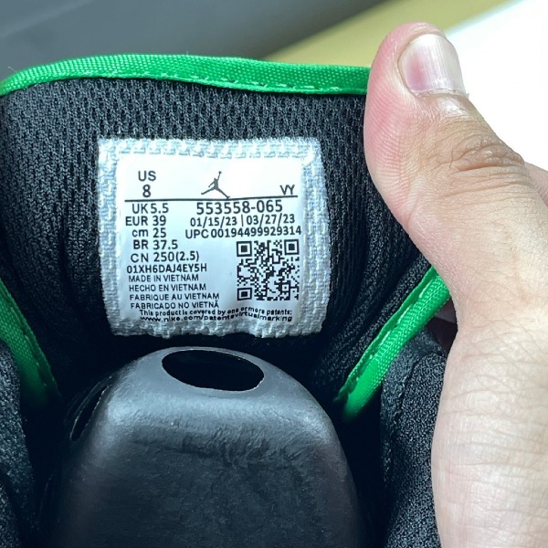 Giày Nike Air Jordan 1 Low Lucky Green, JD1 Thấp Xanh Lá Đen [S] - Nike ảnh 8 giày thể thao chất lượng