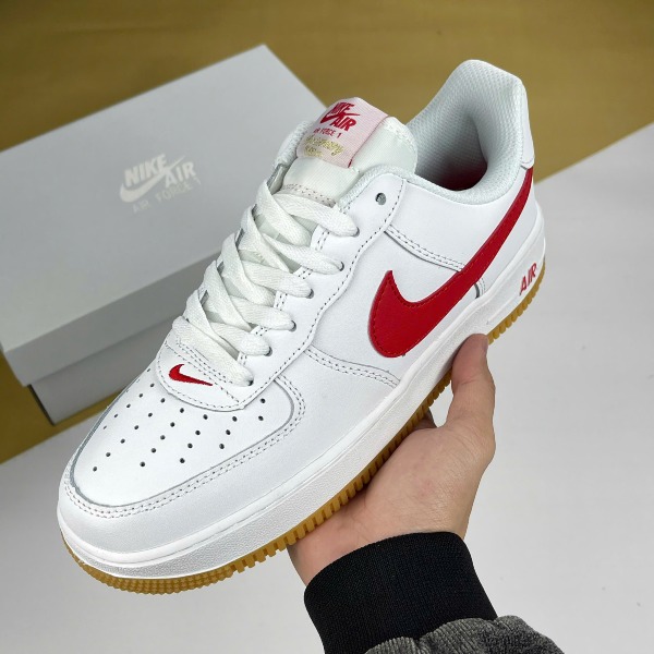 Giày Nike Air Force 1 Color Month Red Trắng Đỏ Đế Nâu [S] - Nike ảnh 2 giày thể thao chất lượng