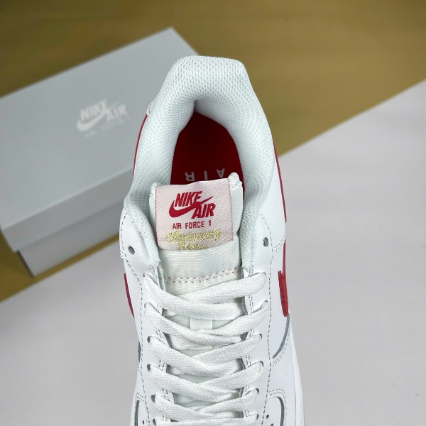 Giày Nike Air Force 1 Color Month Red Trắng Đỏ Đế Nâu [S] - Nike ảnh 5 giày thể thao chất lượng