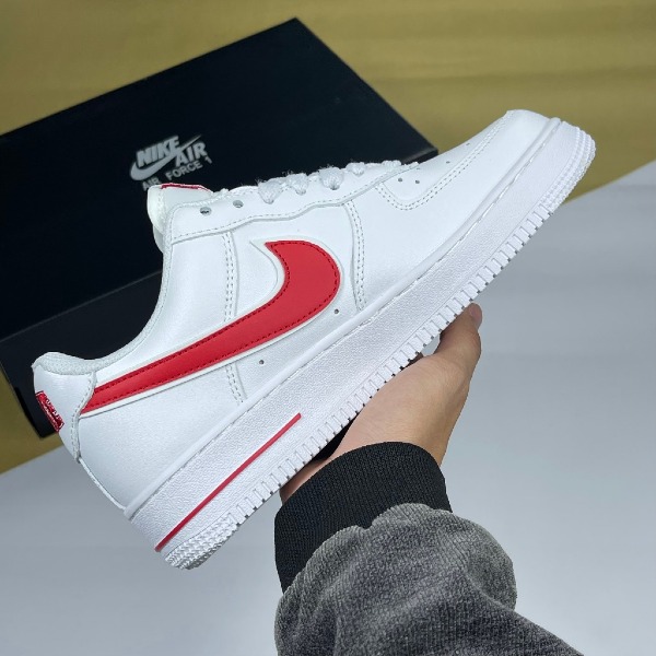 Giày Nike Air Force 1 Low Gym Red, AF1 Trắng Móc Đỏ [S] - Nike ảnh 3 giày thể thao chất lượng