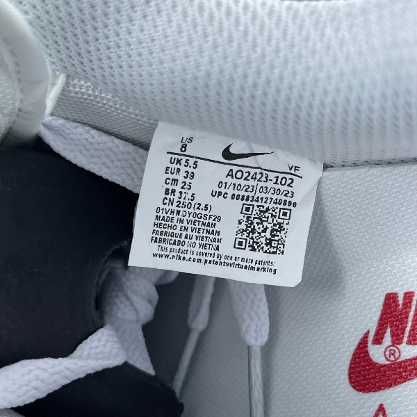 Giày Nike Air Force 1 Low Gym Red, AF1 Trắng Móc Đỏ [S] - Nike ảnh 7 giày thể thao chất lượng