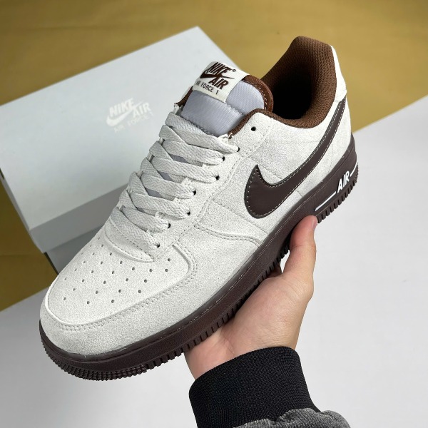 Giày Nike Air Force Light Orewood Brown Xám Nâu - Nike ảnh 2 giày thể thao chất lượng