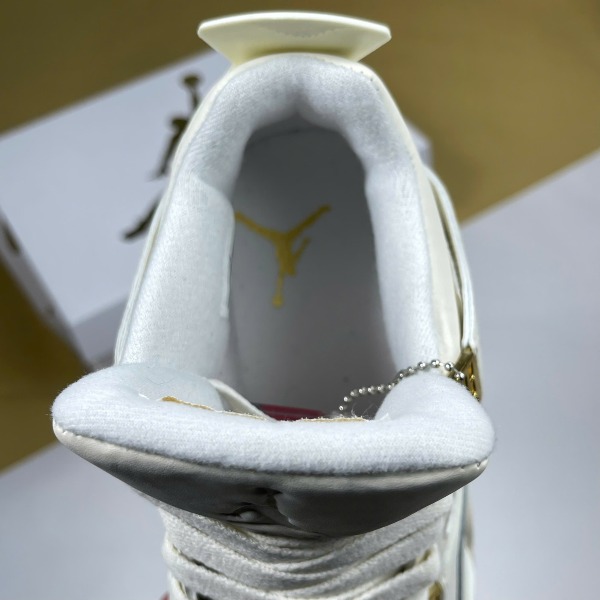 Giày Nike Air Jordan 4 Metallic Gold Kem Vàng - Nike ảnh 5 giày thể thao chất lượng