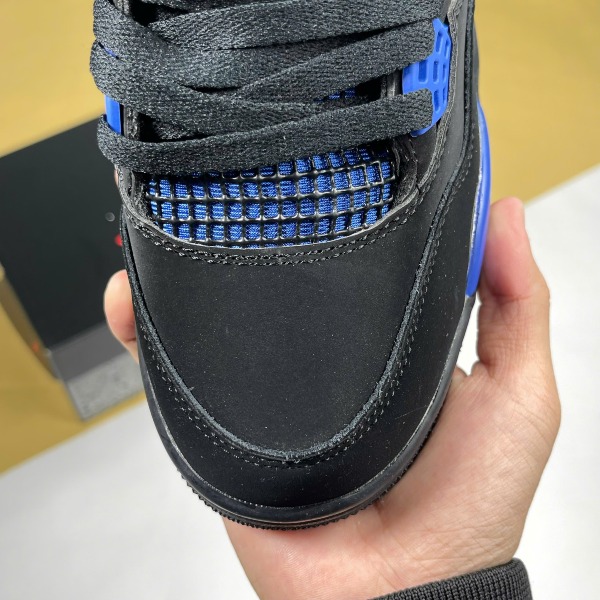Giày Nike Air Jordan 4  Blue Thunder Đen Xanh - Nike ảnh 4 giày thể thao chất lượng