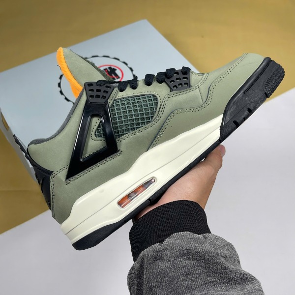 Giày Nike Air Jordan 4 Undefeated Xanh Rêu - Nike ảnh 3 giày thể thao chất lượng