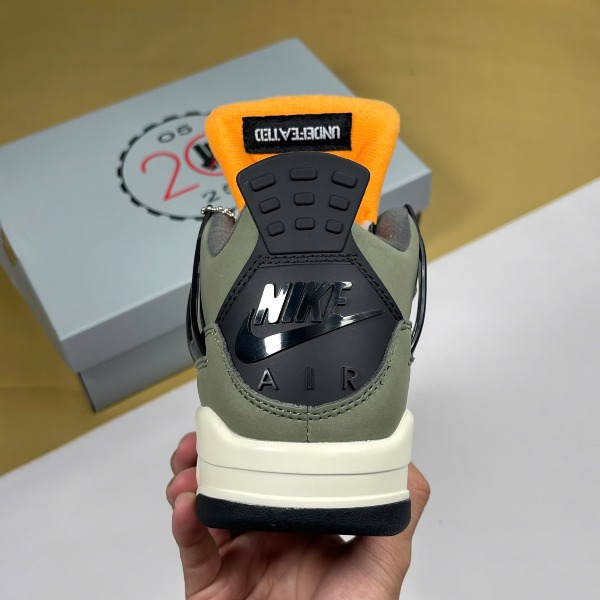 Giày Nike Air Jordan 4 Undefeated Xanh Rêu - Nike ảnh 6 giày thể thao chất lượng