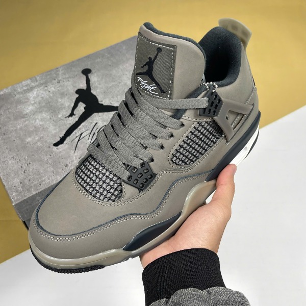 Giày Nike Air Jordan 4  Brick By Brick Stone Gạch Xám - Nike ảnh 2 giày thể thao chất lượng