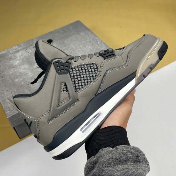 Giày Nike Air Jordan 4  Brick By Brick Stone Gạch Xám - Nike ảnh 3 giày thể thao chất lượng