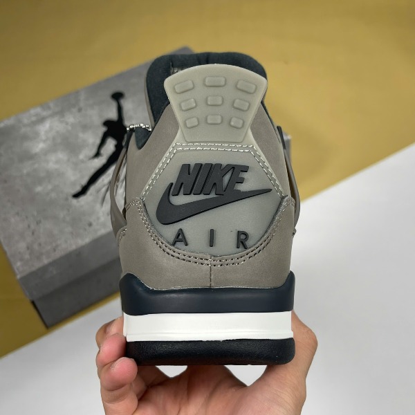 Giày Nike Air Jordan 4  Brick By Brick Stone Gạch Xám - Nike ảnh 6 giày thể thao chất lượng