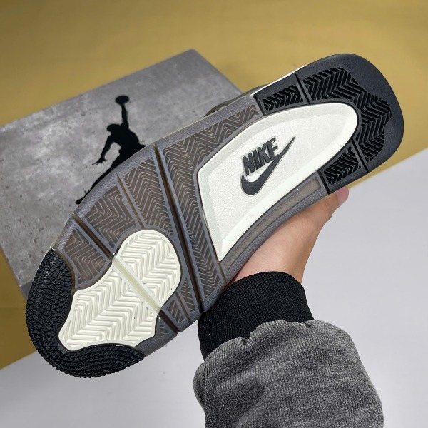 Giày Nike Air Jordan 4  Brick By Brick Stone Gạch Xám - Nike ảnh 7 giày thể thao chất lượng