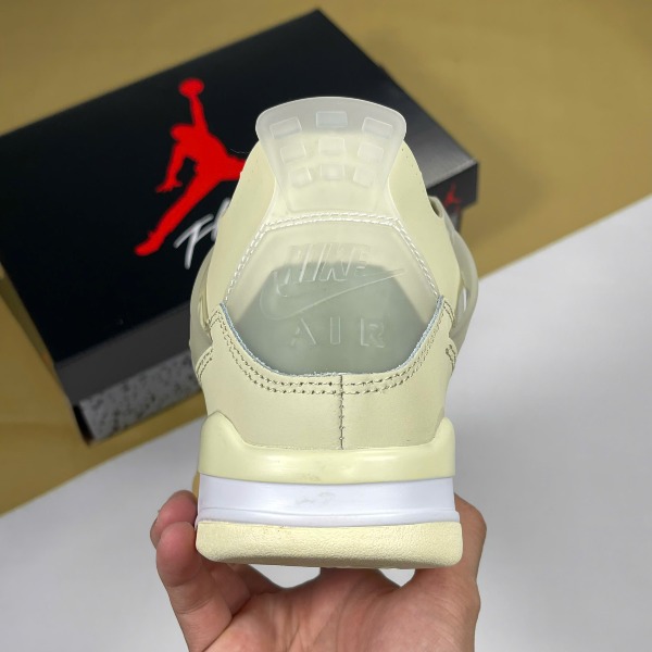 Giày Nike Air Jordan 4 Off White Kem Trắng - Nike ảnh 7 giày thể thao chất lượng