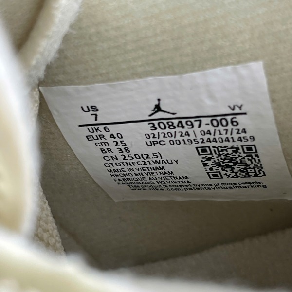 Giày Nike Air Jordan 4 Off White Kem Trắng - Nike ảnh 8 giày thể thao chất lượng