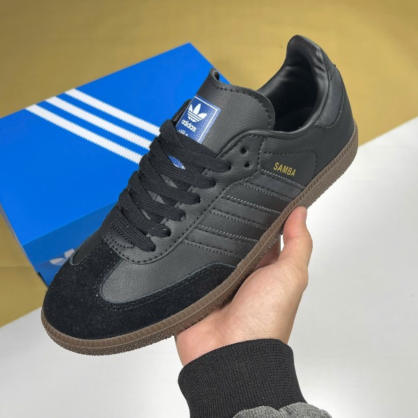 Giày Adidas Samba OG Black Đen Đế Nâu - Adidas ảnh 2 giày thể thao chất lượng