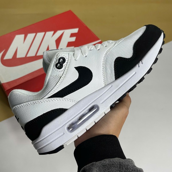 Giày Nike Air Max 1 White Black Trắng Đen - Nike ảnh 3 giày thể thao chất lượng
