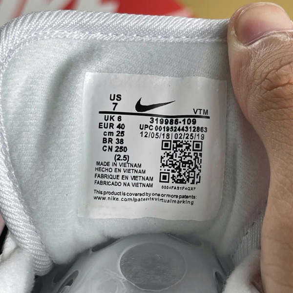 Giày Nike Air Max 1 White Black Trắng Đen - Nike ảnh 8 giày thể thao chất lượng