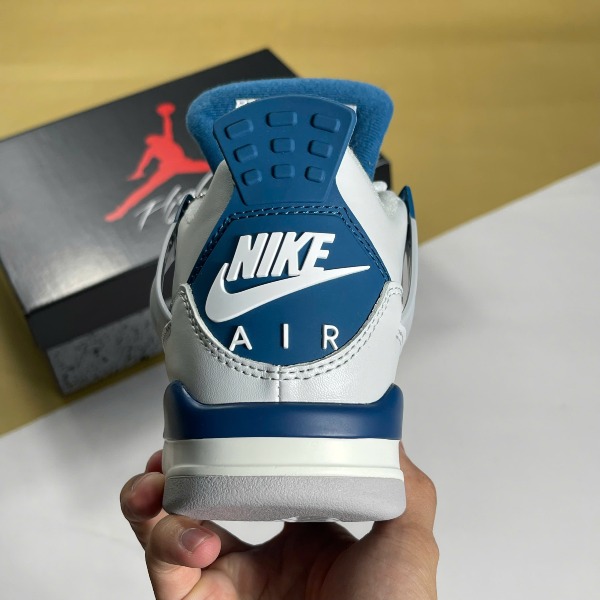 Giày Nike Air Jordan 4 Military Blue Trắng Xanh - Nike ảnh 6 giày thể thao chất lượng