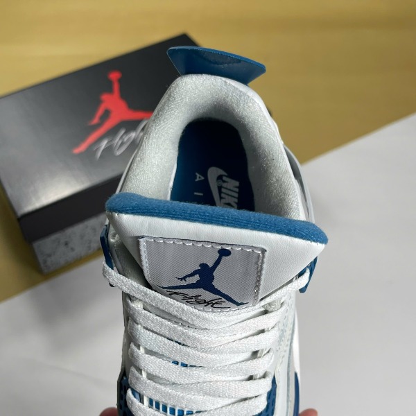 Giày Nike Air Jordan 4 Military Blue Trắng Xanh - Nike ảnh 5 giày thể thao chất lượng