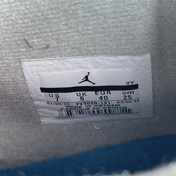 Giày Nike Air Jordan 4 Military Blue Trắng Xanh - Nike ảnh 8 giày thể thao chất lượng