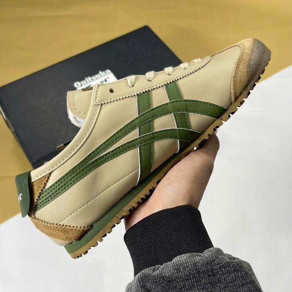 Giày Onitsuka Tiger Mexicco 66 Beige Grass Green Kem Xanh Rêu - Onitsuka Tiger ảnh 3 giày thể thao chất lượng
